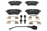 Ate 13.0460-2882.2 Bremsbelagsatz Scheibenbremse Hinterachse für Vag