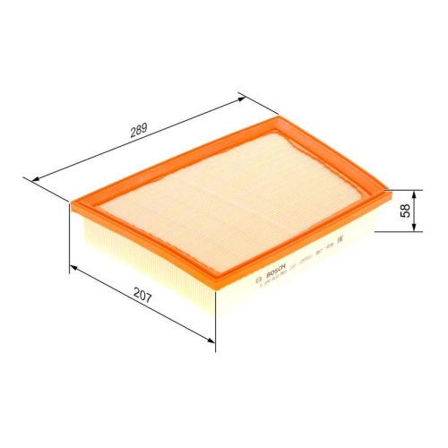 Bosch F 026 400 360 Luftfilter für Bmw Mini