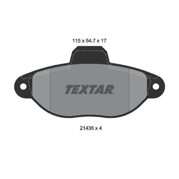 Textar Bremsscheiben 240mm + Beläge Vorn für FIAT Panda 169 Bj. 2003 - 2012