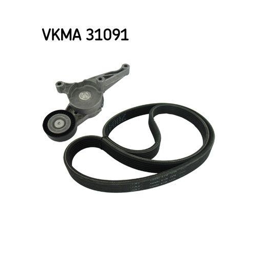 Skf VKMA 31091 Keilrippenriemensatz für Audi Ford Seat Skoda VW