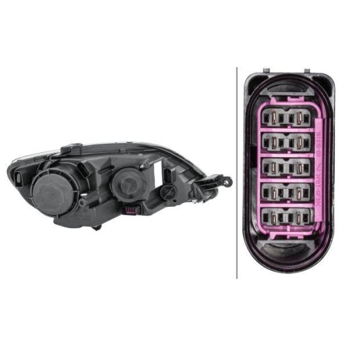 Hella 1EE 009 948-051 Hauptscheinwerfer Links für VW