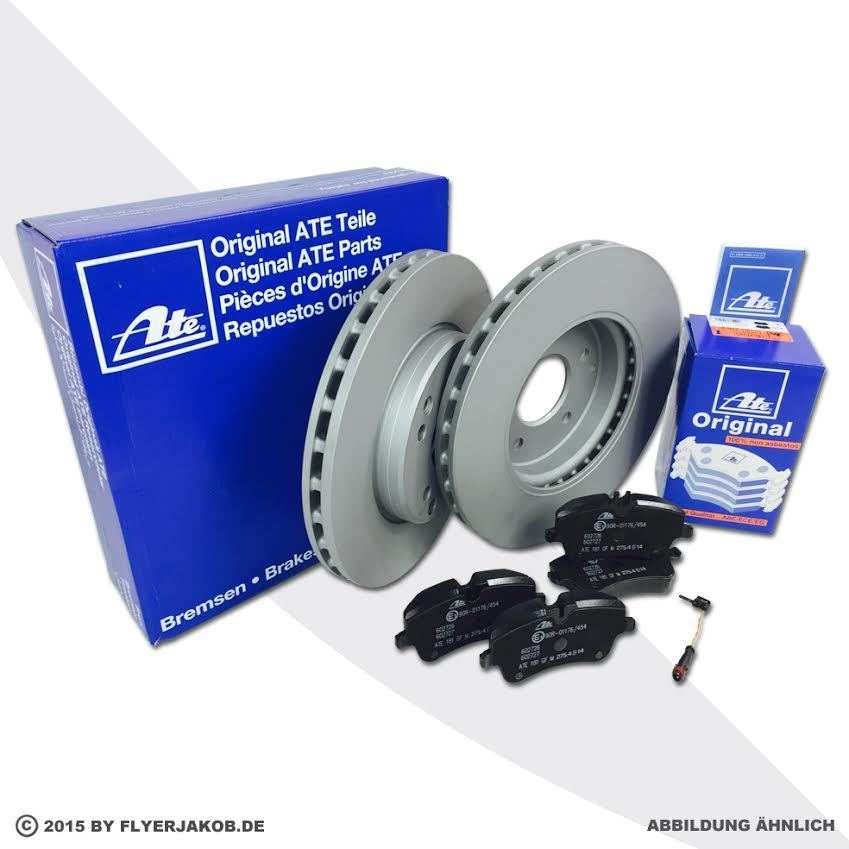 ATE BREMSSCHEIBEN BREMSE BREMSEN BREMSBELÄGE VORNE MERCEDES A KLASSE W168