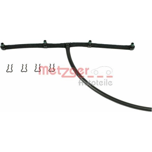 Metzger Autoteile 0840021 Schlauch Leckkraftstoff für Opel Saab Vauxhall
