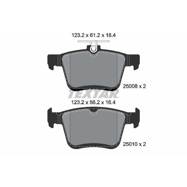 TEXTAR BREMSSCHEIBEN + BELÄGE HINTEN VW GOLF 7 TOURAN 5T AUDI A3 8V ATECA KAROQ