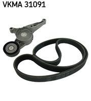 Skf VKMA 31091 Keilrippenriemensatz für Audi Ford Seat Skoda VW