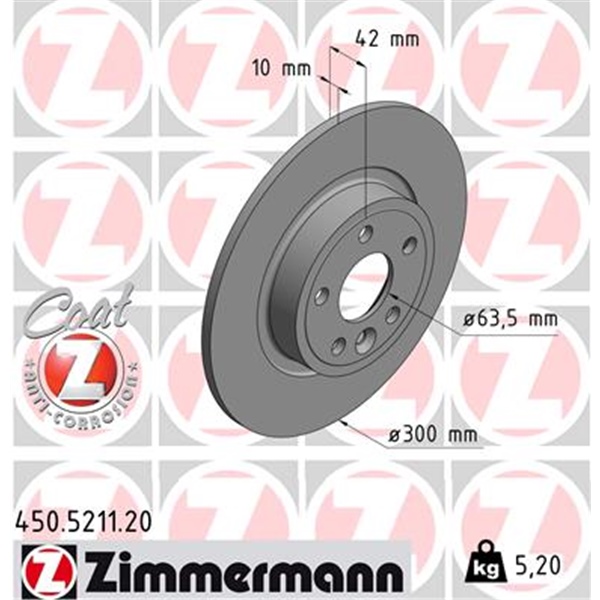 Zimmermann Bremsscheiben Beläge Für Jaguar Xe Xf 2.0 D Ab 2015 hinten