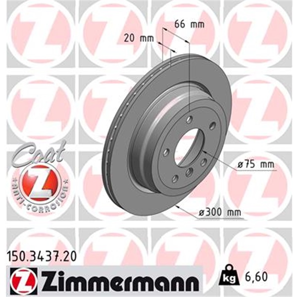 Zimmermann Bremsscheiben + Beläge für BMW 1Er E81/E87 130I 123D vorne + hinten