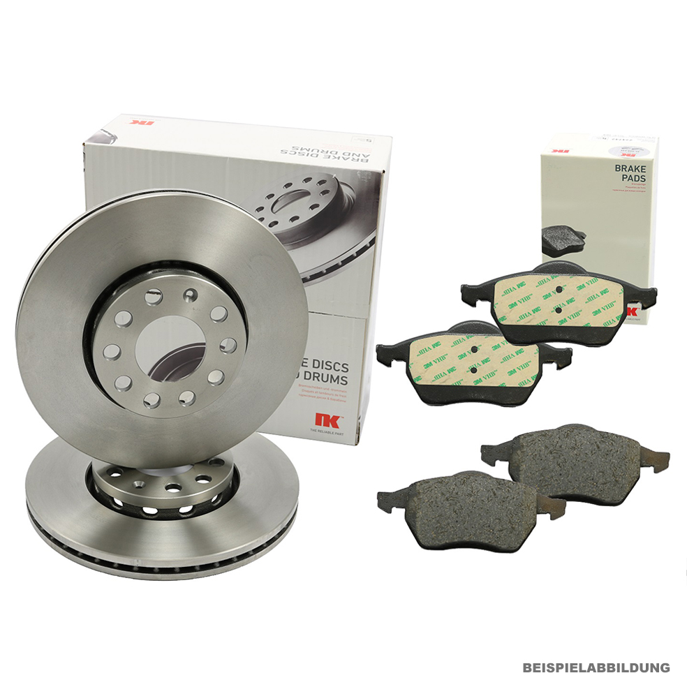 NK Bremsscheiben 283Mm + Beläge vorne Citroen C4 Picasso 2 + Grand Picasso Ii