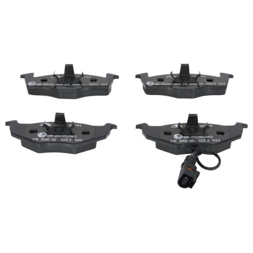 Ate 13.0460-7164.2 Bremsbelagsatz Scheibenbremse Vorderachse für Skoda Vag