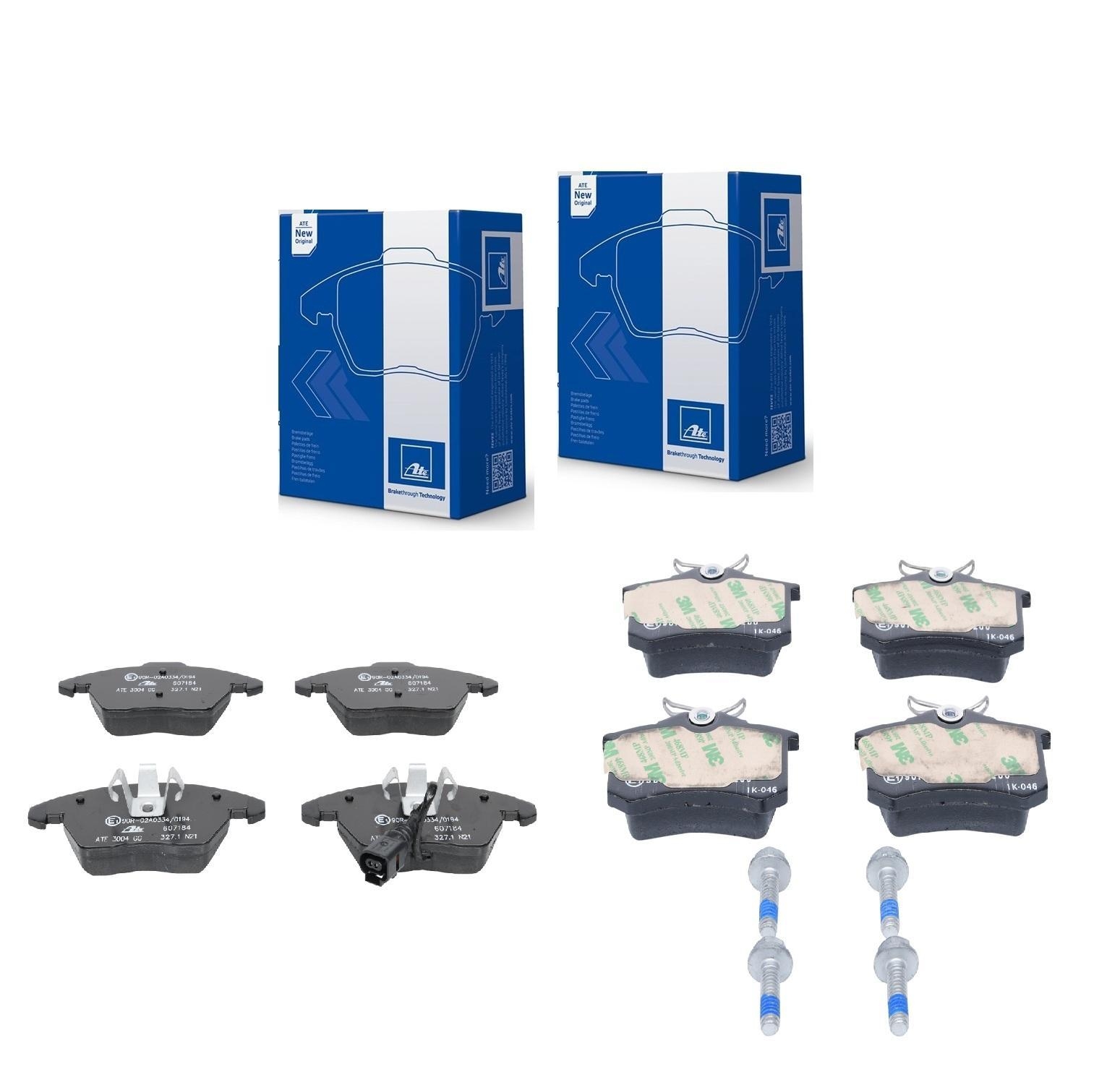 ATE Bremsklötze Beläge Bremsbelag Belagsatz Vorne Hinten für Audi Seat Skoda VW