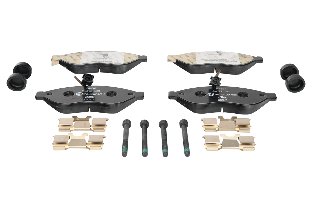 ATE Bremsenset vorne Bremsscheiben + Bremsbeläge für FIAT Ducato Kasten