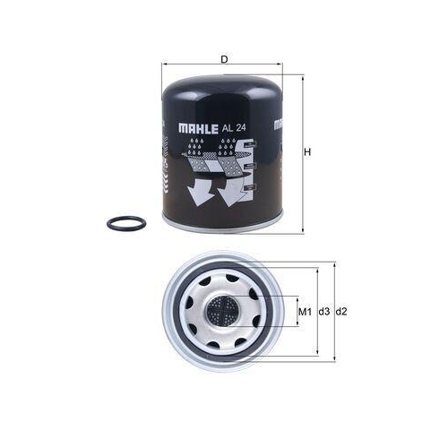 Mahle AL 24 Lufttrocknerpatrone Druckluftanlage für Daf Iveco Man Mercedes Benz