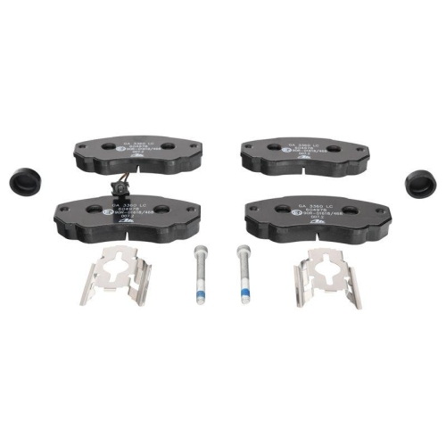 Ate 13.0460-4978.2 Bremsbelagsatz Scheibenbremse Vorderachse für Citroën Fiat