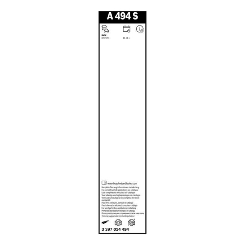 Bosch 3 397 014 494 Wischblatt Vorne für Bmw