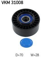 Skf VKM 31008 Umlenk /führungsrolle Keilrippenriemen Mitte Rechts für Audi Seat