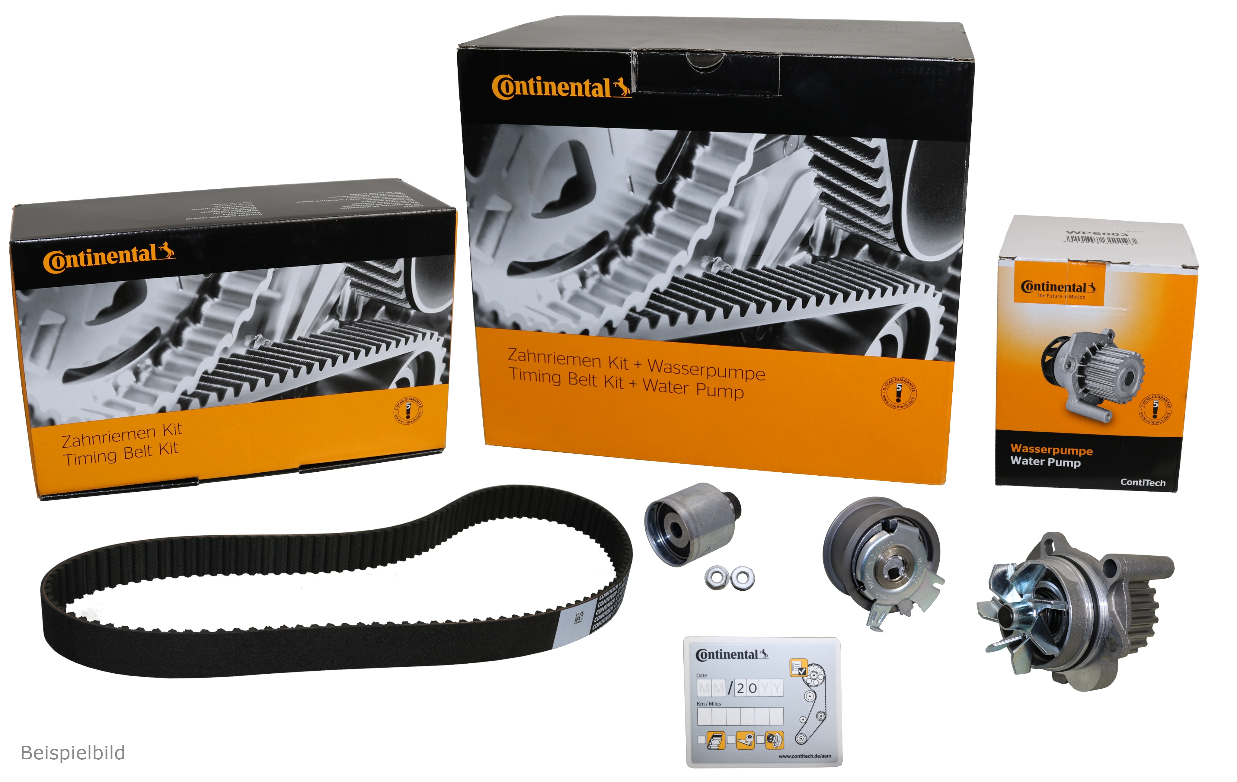 Continental Ctam CT1139WP6 Wasserpumpe + Zahnriemensatz für Audi Seat Skoda VW