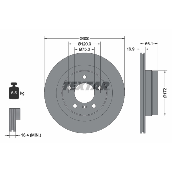 Textar Bremsscheiben + Beläge vorne + hinten Für Bmw 3Er E90 E91 E92 E93