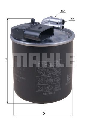 MAHLE/KNECHT Kraftstoffleitungsfilter KL 914  