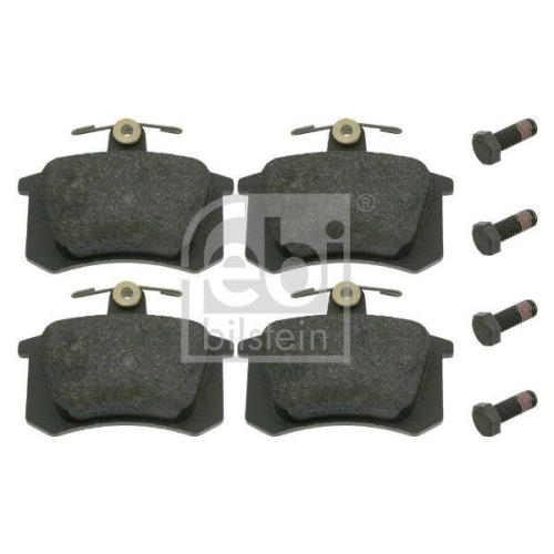 Febi Bilstein 16144 Bremsbelagsatz Scheibenbremse Hinterachse für Audi