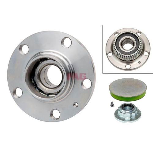Schaeffler Fag 713 6102 20 Radlagersatz Hinterachse für Audi Seat Skoda VW