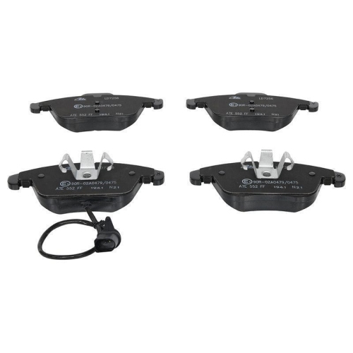 Ate 13.0470-7256.2 Bremsbelagsatz Scheibenbremse Vorderachse für Vag