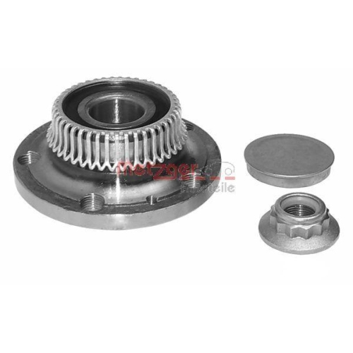 Metzger Autoteile WM 1055 Radlagersatz Hinterachse Hinterachse Links für Vag