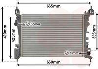 Van Wezel 37002574 Kühler Motorkühlung für Opel