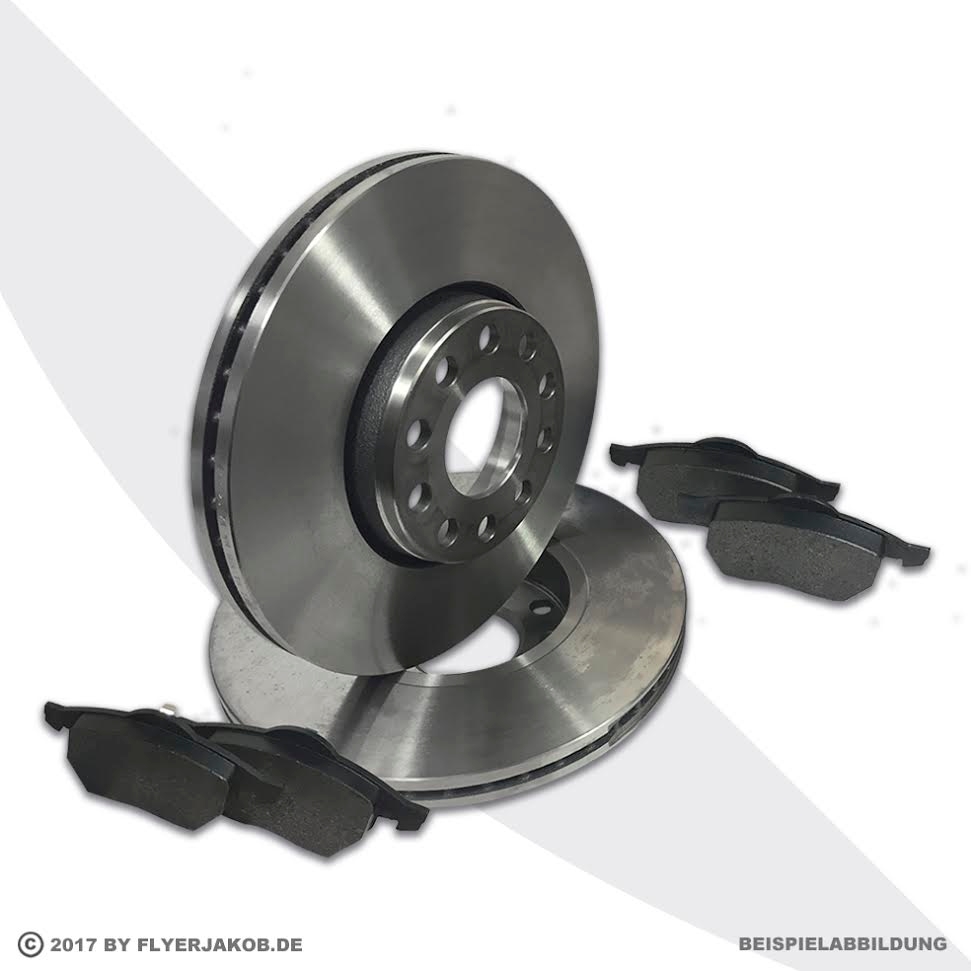 BREMSEN SET BREMSSCHEIBEN BREMSBELÄGE VORNE AUDI A4 8K B8 AVANT A5 8T 8F