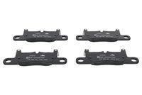 Ate 13.0470-4872.2 Bremsbelagsatz Scheibenbremse Hinterachse für Porsche Vag