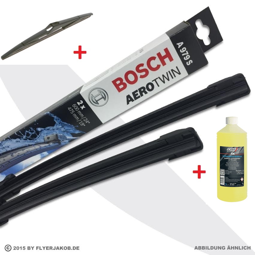 BOSCH AEROTWIN SCHEIBENWISCHER VORNE + HINTEN für AUDI A4 Avant B6 B7 8E
