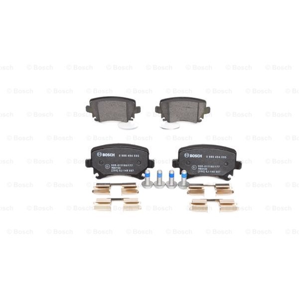 Bosch Bremsenset vorne + hinten Bremsscheiben + Bremsbeläge für VW Touran