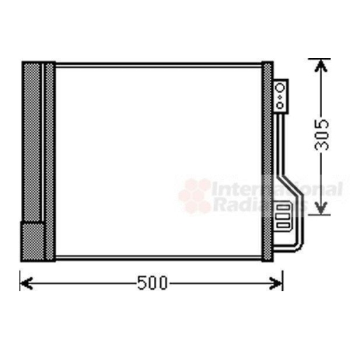 Van Wezel 29005013 Kondensator Klimaanlage für Mercedes Benz Mercedes Benz Smart