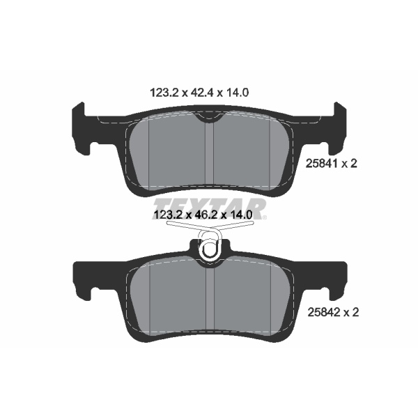Textar Bremsscheiben Beläge Für Ford Fiesta 7 Mk7 1.0 1.1 1.5 hinten
