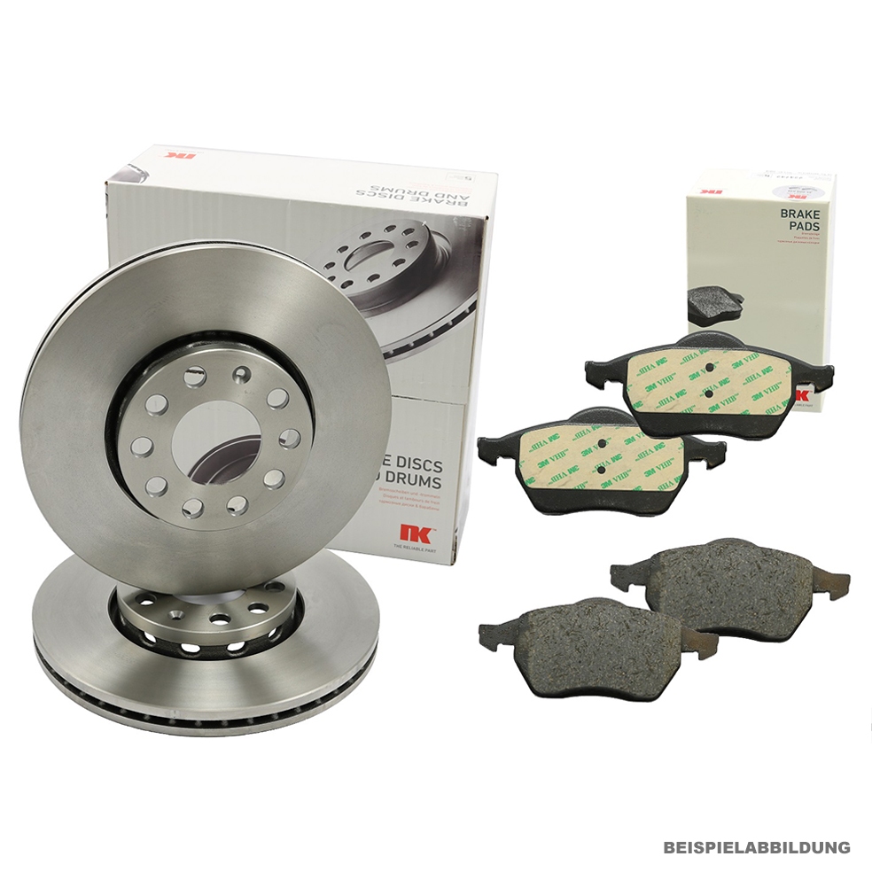 NK BREMSSCHEIBEN 255mm + BELÄGE VORNE TOYOTA CARINA E [T19] + CELICA [T20]