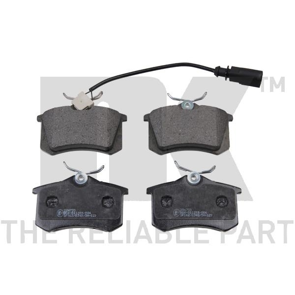 NK BREMSSCHEIBEN + BELÄGE VORNE + HINTEN CITROEN C3 C4 PEUGEOT 307