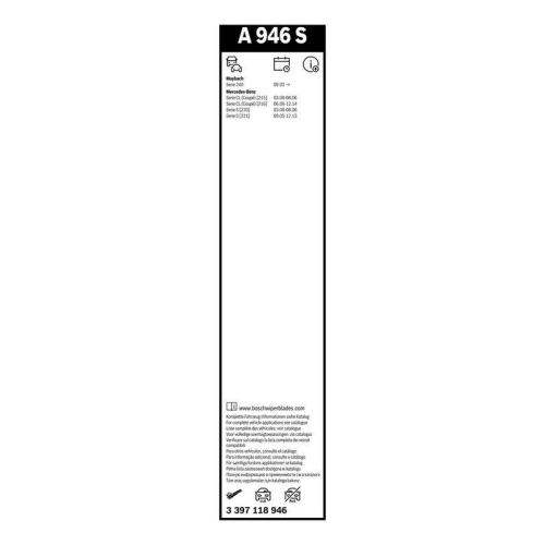 Bosch 3 397 118 946 Wischblatt Seitlicher Einbau Vorne
