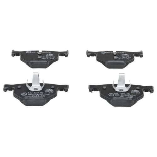 Ate 13.0460-7232.2 Bremsbelagsatz Scheibenbremse Hinterachse für Bmw