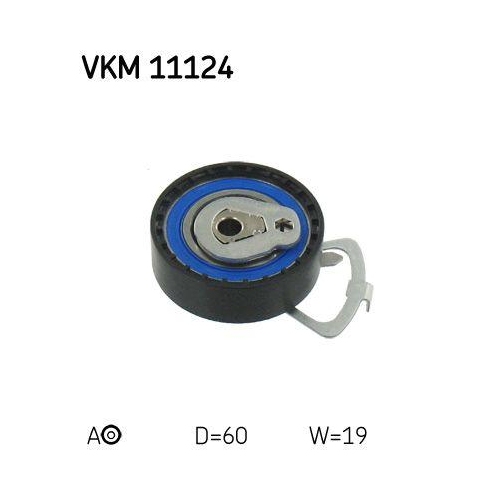 Skf VKM 11124 Spannrolle Zahnriemen Oben für Audi Seat Skoda VW Vw (svw)