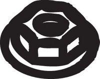 Bosal 258-036 Mutter Abgaskrümmer für Alfa Romeo Citroën Fiat Peugeot Renault