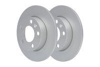 Ate 24.0109-0123.1 Bremsscheibe Hinterachse für Seat Skoda Vag