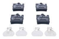 Ate 13.0460-4065.2 Bremsbelagsatz Scheibenbremse Hinterachse für Mercedes Benz