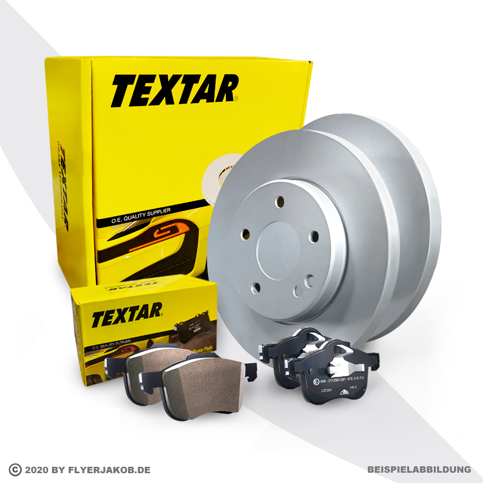 Textar Bremsscheiben 240mm + Beläge Vorn für FIAT Panda 169 Bj. 2003 - 2012