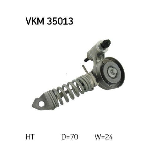 Skf VKM 35013 Riemenspanner Keilrippenriemen Mitte für Opel Vauxhall Chevrolet
