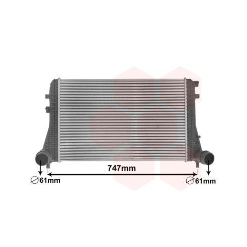 Van Wezel 58004306 Ladeluftkühler für Audi Seat Skoda VW