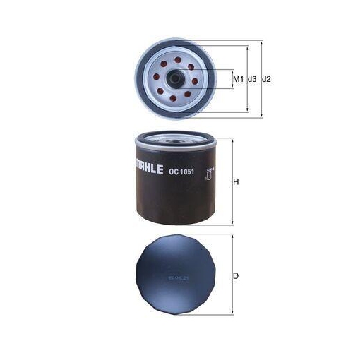 Knecht OC 1051 Ölfilter für Chrysler Ford Lada Mazda Volvo Ford Asia & Oceania