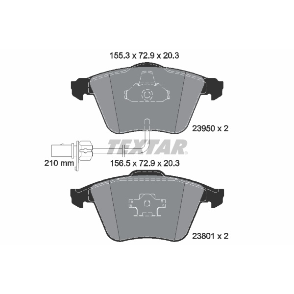 Textar Bremsscheiben Beläge vorne hinten für AUDI A4 B6 B7 S4 Quattro
