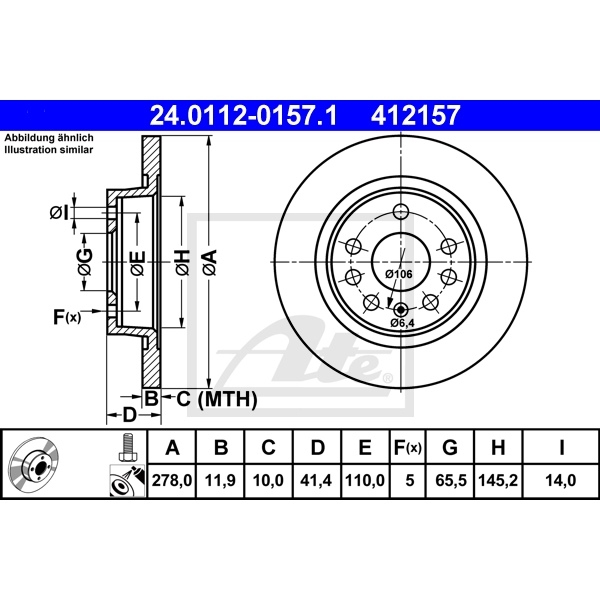 ATE BREMSEN 4 BREMSSCHEIBEN 8 BREMSBELÄGE VORNE HINTEN OPEL VECTRA C 1.9 CDTI
