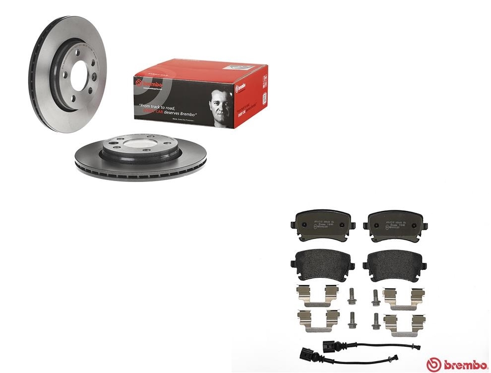 Brembo Bremsscheiben + Beläge Hinten Für Vw T5 + T6 Multivan Transporter Bus