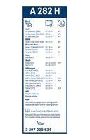 Bosch 3 397 008 634 Wischblatt Hinten für Mercedes Benz Mercedes Benz Skoda VW