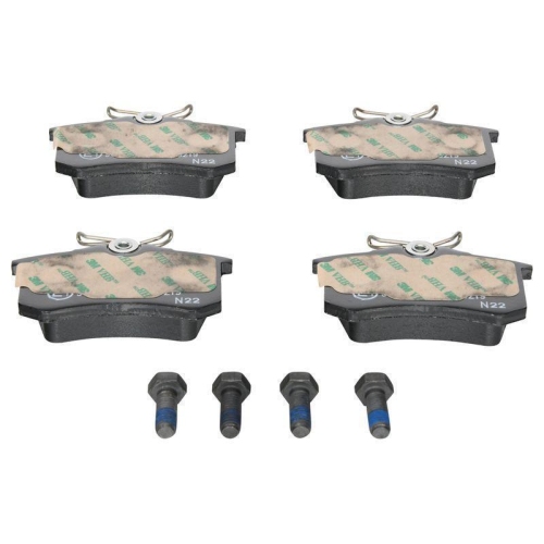 Ate 13.0460-2819.2 Bremsbelagsatz Scheibenbremse Hinterachse für Citroën Fiat